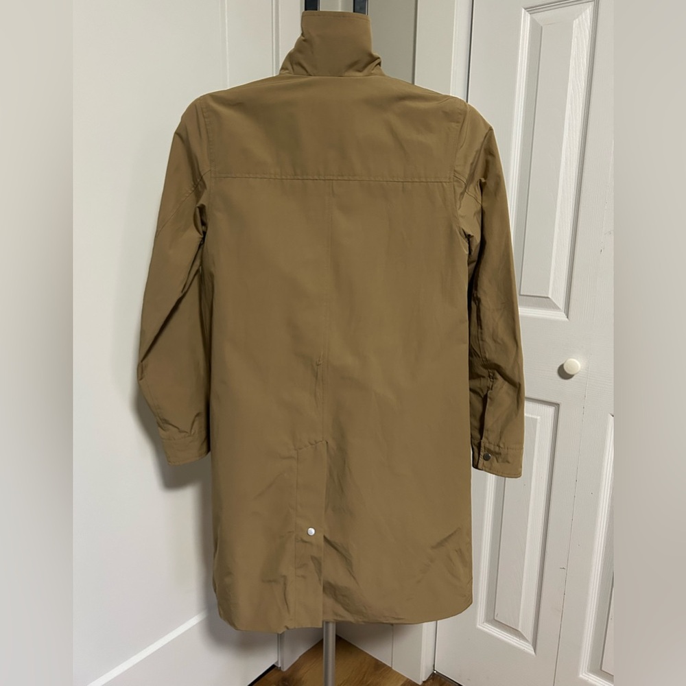 Women’s Hershel Supply Tan Single-Breasted Trench Coat-size small - Picture 5 of 9